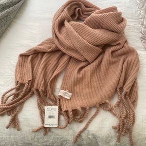 NWT Free people jaden fringe blanket scarf.